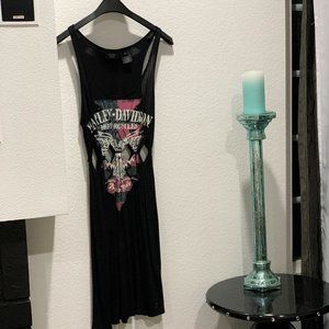 Harley Davidson Born To Ride Cut Out Dress